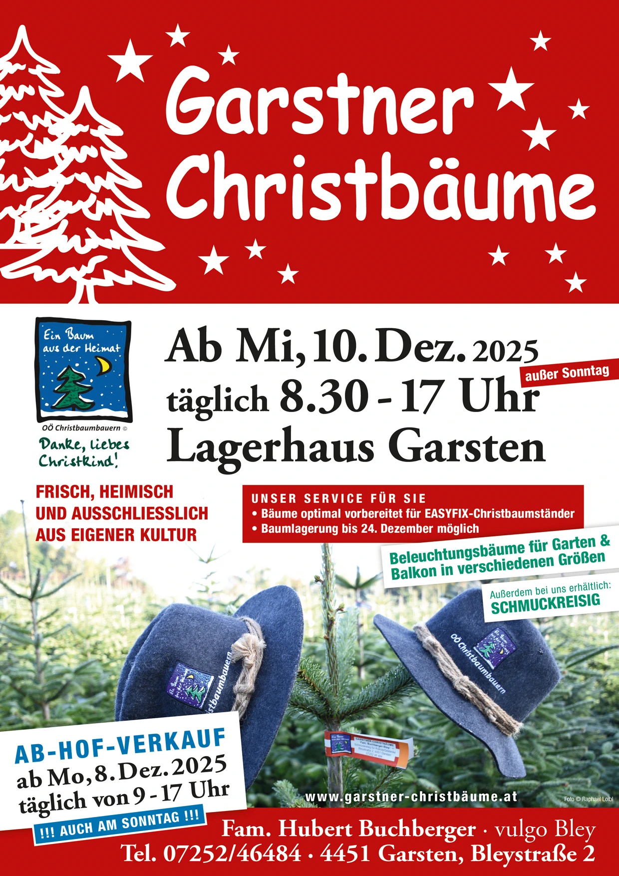 Garstner Christbäume, Familie Buchberger Brigitte und Hubert
